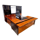 Executive Desk With Wall Unit