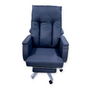 Swivel Chair With Footrest Executive Leather - Kingdom Books and Stationery Ltd