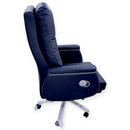 Swivel Chair With Footrest Executive Leather - Kingdom Books and Stationery Ltd