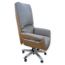 Executive Swivel Chair Leather - Kingdom Books and Stationery Ltd