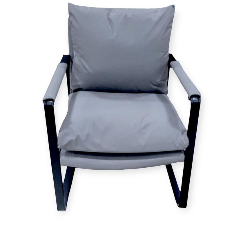 Visitors Chair Leather With Cushion
