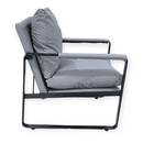 Visitors Chair Leather With Cushion - Kingdom Books and Stationery Ltd