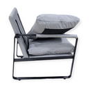 Visitors Chair Leather With Cushion - Kingdom Books and Stationery Ltd