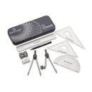 Math Set - Radius Mathematical Instrument Box Blue - Kingdom Books and Stationery Ltd
