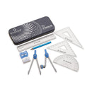 Math Set - Radius Mathematical Instrument Box Blue - Kingdom Books and Stationery Ltd