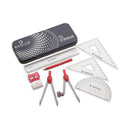 Math Set - Radius Mathematical Instrument Box Blue - Kingdom Books and Stationery Ltd