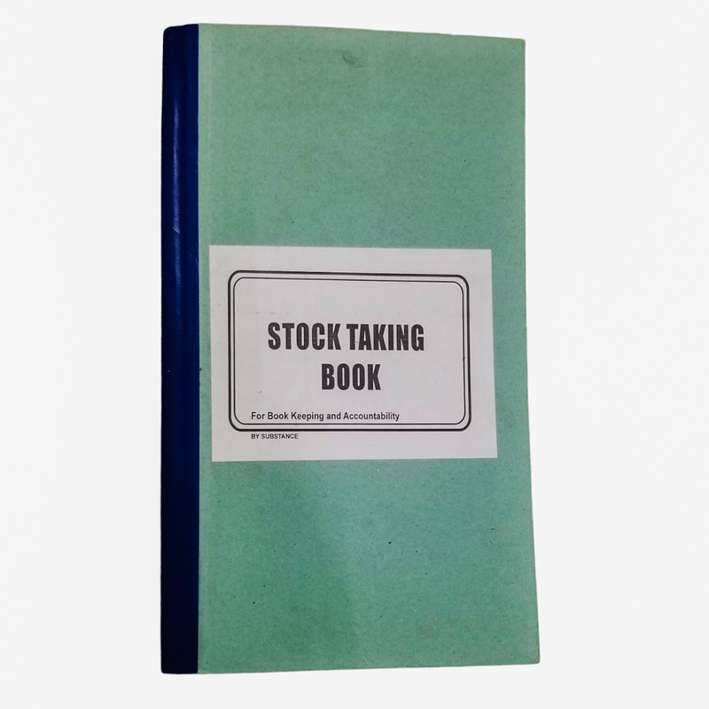 Stock Taking Book - Kingdom Books and Stationery Ltd