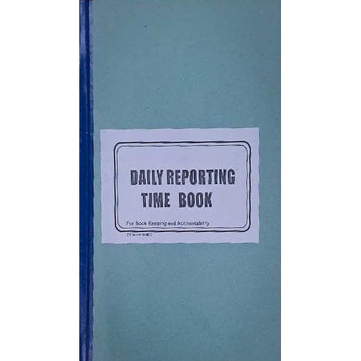 Daily Reporting Time Book - Kingdom Books and Stationery Ltd