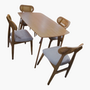 Dining Table + Four Chairs - Kingdom Books and Stationery Ltd