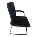 Visitors Chair Leather - Kingdom Books and Stationery Ltd