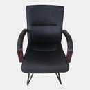 Visitors Chair Leather - Kingdom Books and Stationery Ltd