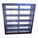 Book Shelf Metal with Sided Wood - Kingdom Books and Stationery Ltd