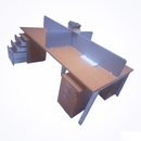 Workstation 4 Seater With Drawers - Kingdom Books and Stationery Ltd