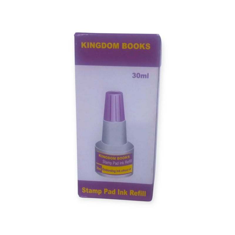 Stamp Pad Ink Refill - Kingdom Books and Stationery Ltd