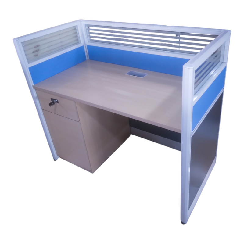 One Seater Workstation With Drawer