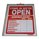 Business Hour Signs - Kingdom Books and Stationery Ltd
