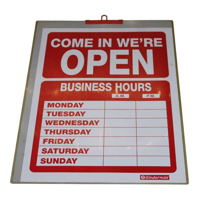 Open /Close Business Hour Signs