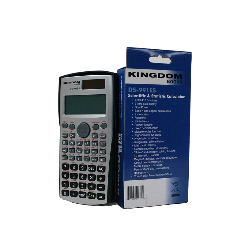 Calculator Kingdom Scientific - Kingdom Books and Stationery Ltd