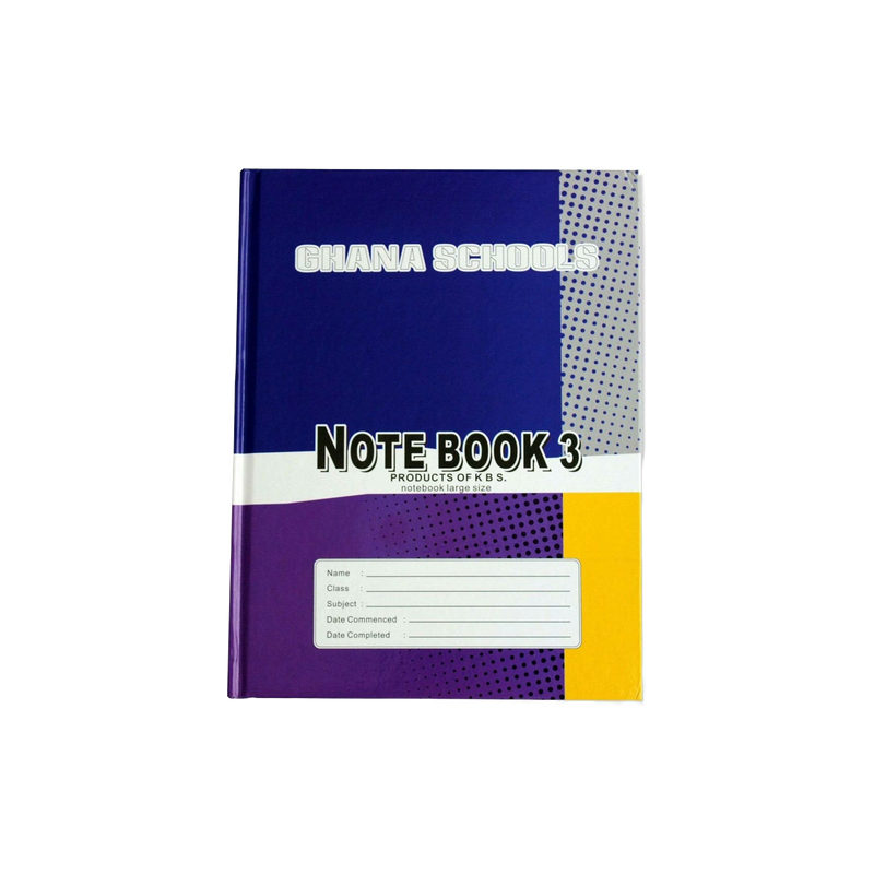 Note Book 3 - Kingdom Books and Stationery Ltd