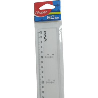 60cm Ruler Print Ruler Maped 60cm | Kingdom Books and Stationery Ltd