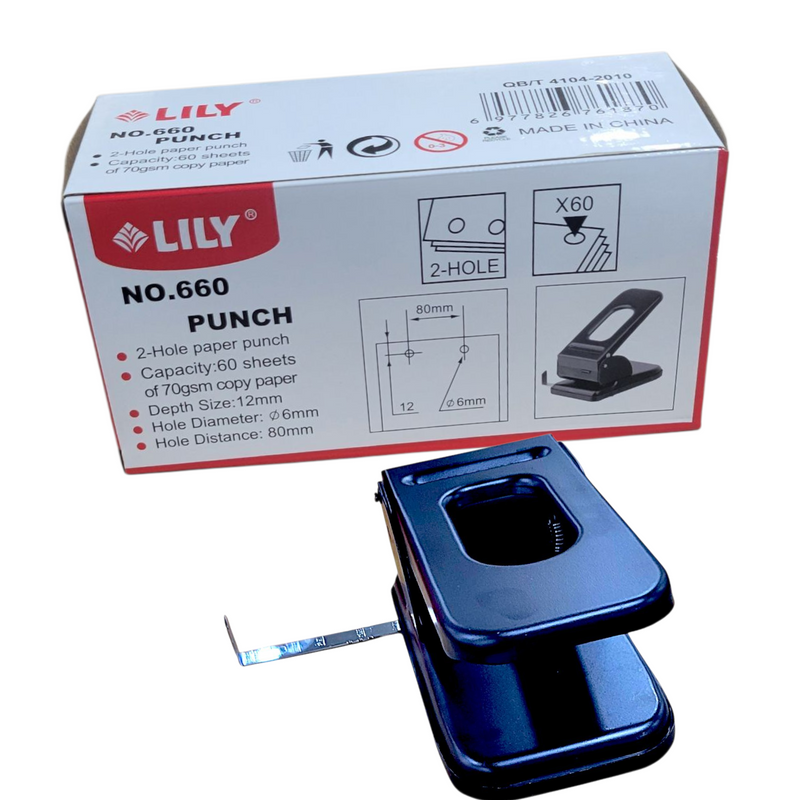 2 Hole Paper Punch Lily