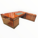 Executive Desk With Wall Unit Avenue 7 - Kingdom Books and Stationery Ltd