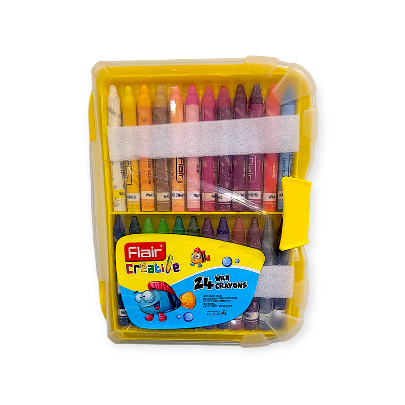 Flair Wax Crayons - Kingdom Books and Stationery Ltd