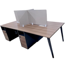 Workstation 4 Seater With Drawers - Kingdom Books and Stationery Ltd
