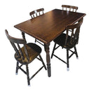 Bar Table with 4 Chairs Wooden