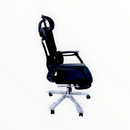 Swivel Chair With Foot Rest Mesh Back