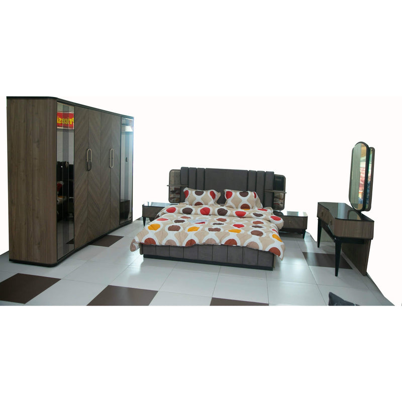 Bed + Mattress + Side Table + Dresser & Wardrobe - Kingdom Books and Stationery Ltd