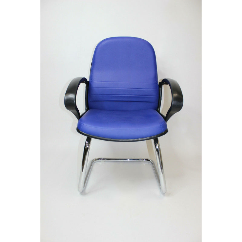 Visitors Chair Leather (IC-0922S) - Kingdom Books and Stationery Ltd