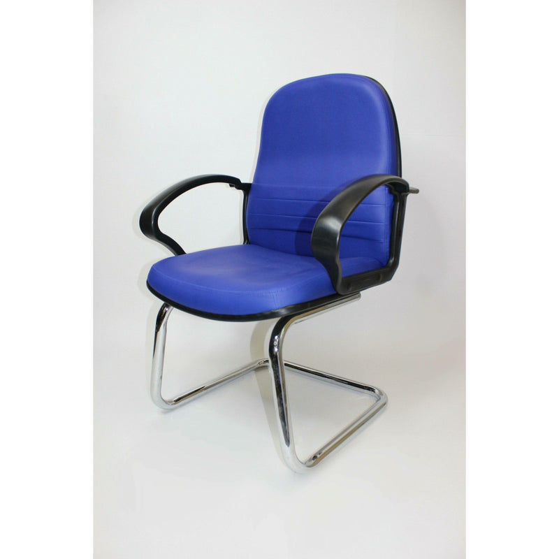 Visitors Chair Leather (IC-0922S) - Kingdom Books and Stationery Ltd