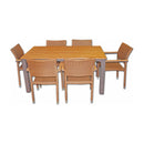 Alu Dining Table - Kingdom Books and Stationery Ltd